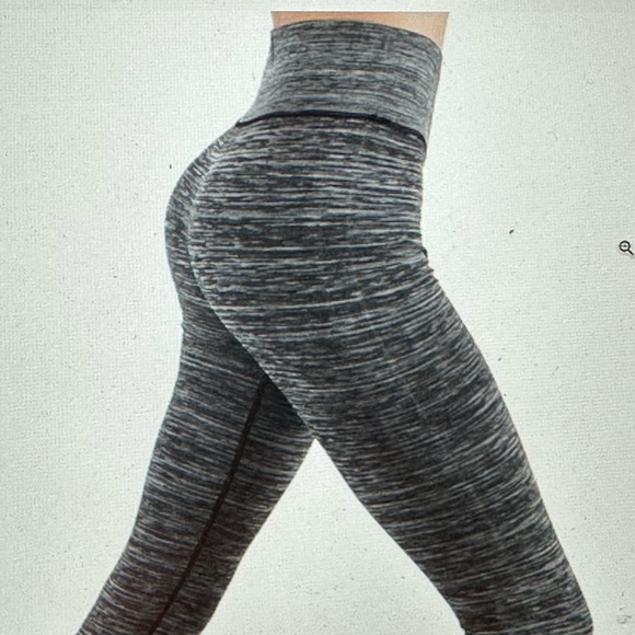 Capri - Two-Tone charcoal leggings - Picture 4 of 5